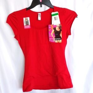 Flexees Vibrant Red Slimmer Size L